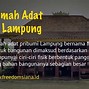 Rumah Adat Bandar Lampung Adalah